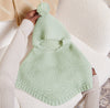 Katie Loxton Knitted Baby Poncho - Light Sage