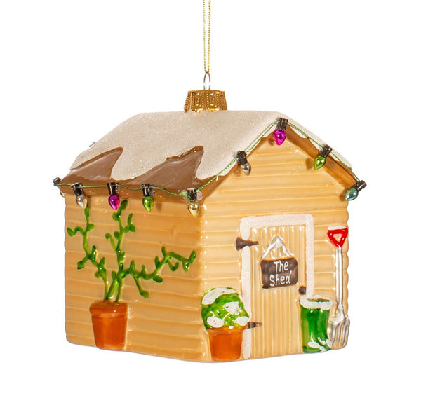 Sass & Belle Garden Shed Shaped Bauble