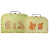 Sass & Belle Garden Friends Suitcases - Set Of 2