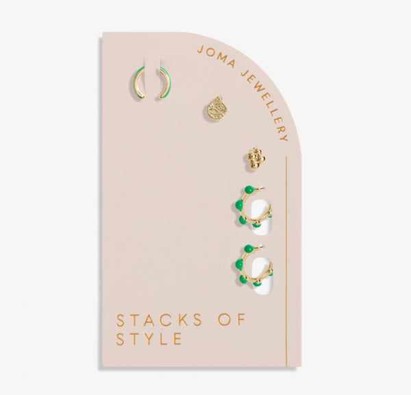 Joma Jewellery Stacks Of Style Set Of Earrings