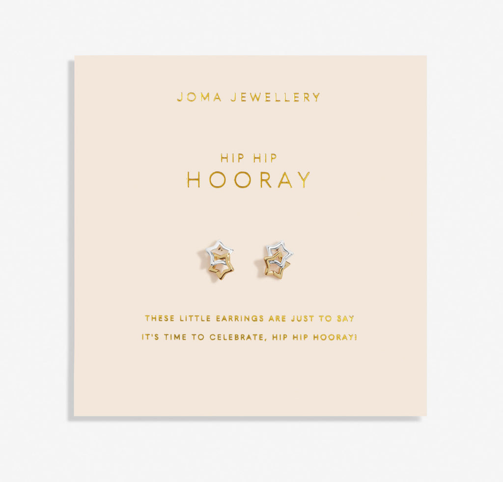 Joma Jewellery Forever Yours 'Hip Hip Hooray' Earrings