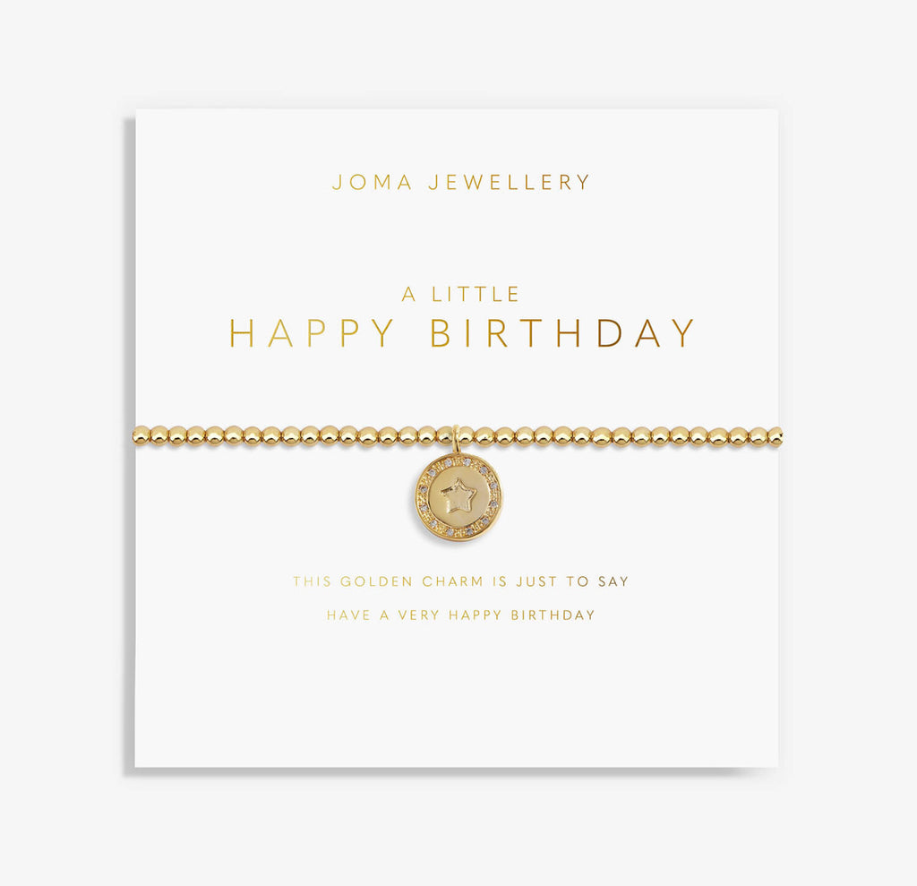 Joma Jewellery A Little 'Happy Birthday' Bracelet