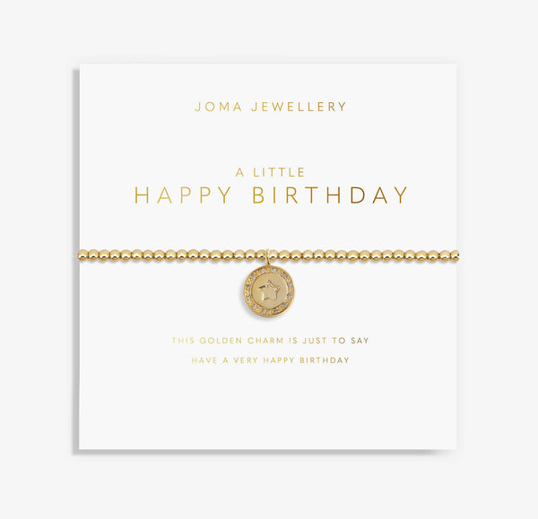 Joma Jewellery A Little 'Happy Birthday' Bracelet