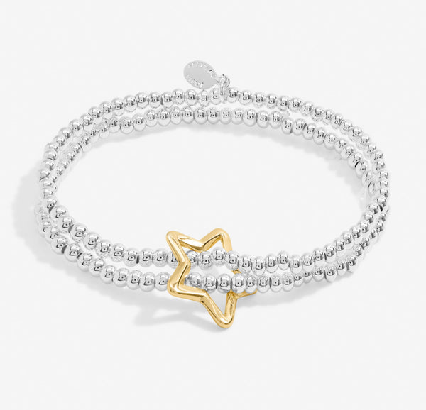 Joma Jewellery Twist Star Bracelet Bar