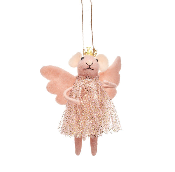 Sass & Belle Pink Princess Fairy Mouse Hanging Decoration