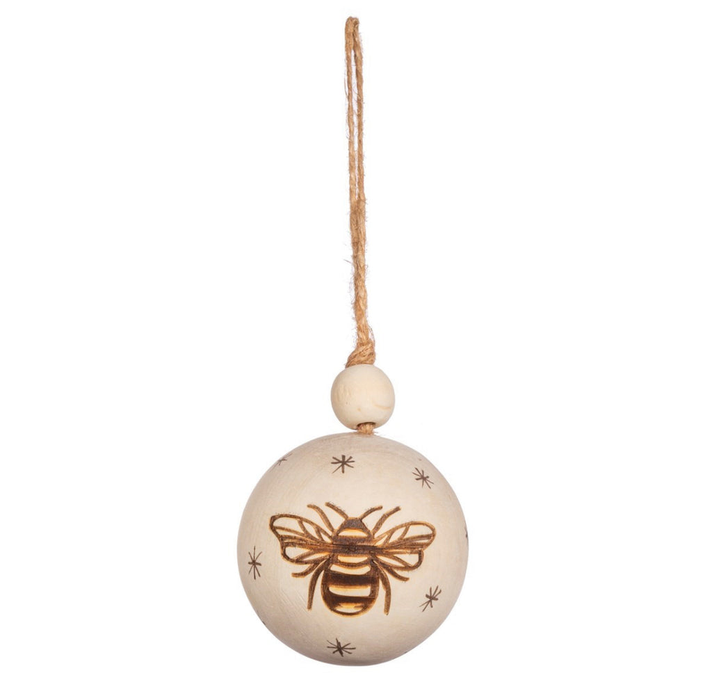 Sass & Belle Wooden Large Busy Bee Bauble