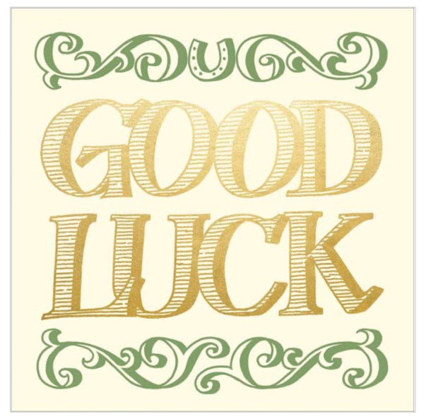 Emma Bridgewater Good Luck Lucky Horseshoe Card