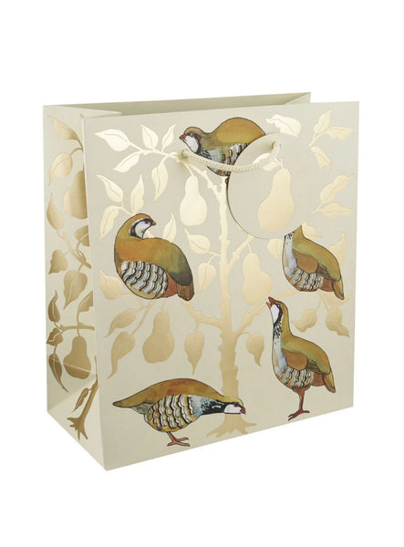 Emma Bridgewater Partridge In A Pear Tree Medium Gift Bag