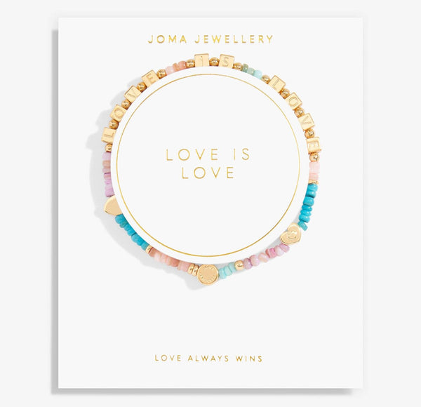 Joma Jewellery - Happy Little Moments 'Love Is Love' Bracelet