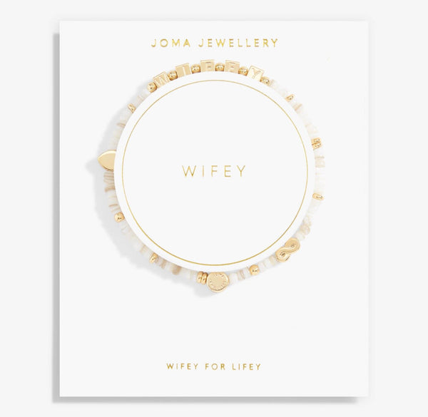 Joma Jewellery - Happy Little Moments 'Wifey' Bracelet