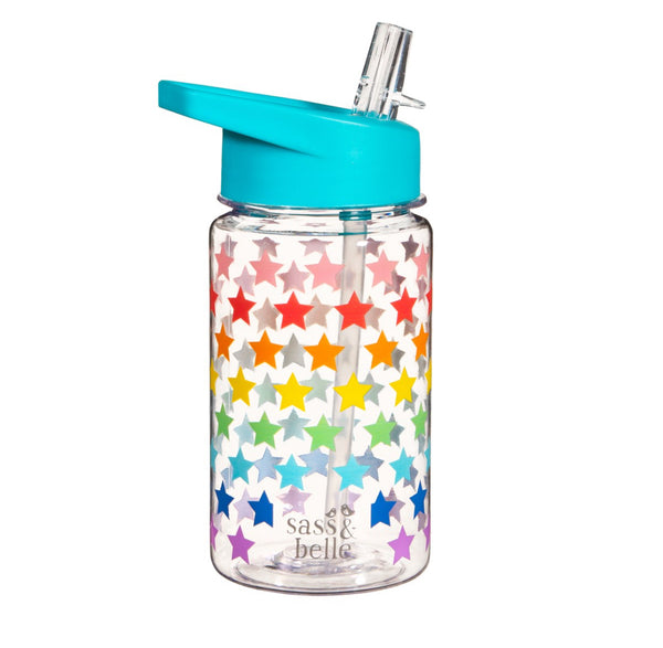 Sass & Belle Rainbow Stars Drink Up Water Bottle