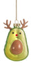 Festive Avocado Shaped Bauble - Assorted