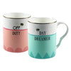 Yvonne Ellen Off Duty & Day Dreamer Mugs - Set Of Two (Boxed)