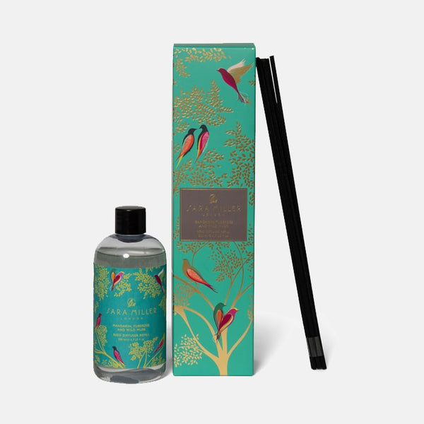 Sara Miller Green Birds Mandarin, Tuberose & Wild Musk Diffuser Refill