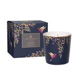 Sara Miller Navy Hummingbird Amber, Orchid & Lotus Blossom Candle