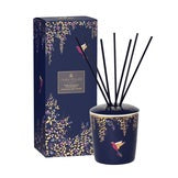 Sara Miller Navy Hummingbird Amber, Orchid & Lotus Blossom Diffuser