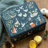 Sara Miller 12 Days of Christmas Deep Rectangular Tin