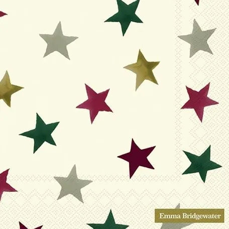 Emma Bridgewater Christmas Stars Paper Napkins