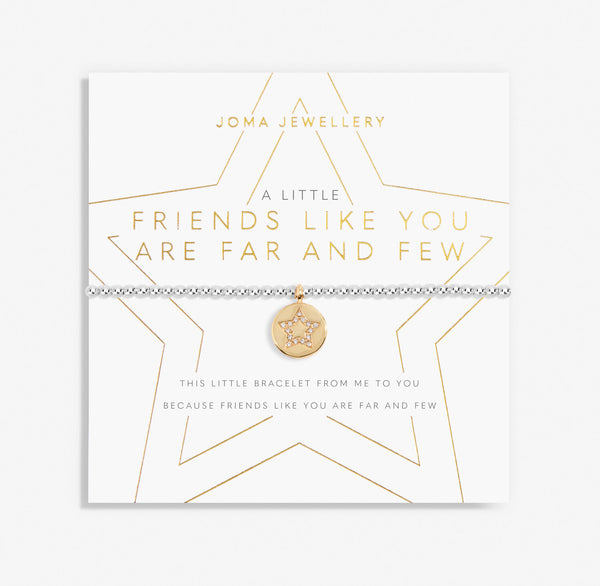 Joma Jewellery A Little 'Friends Like You Are Far And Few' Bracelet