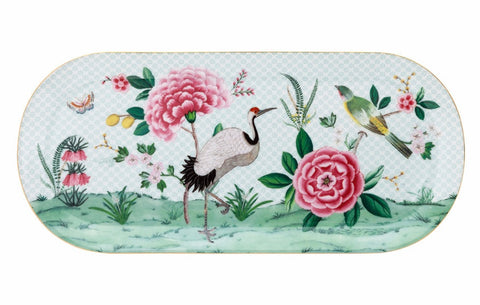 Pip Studio Blushing Birds Rectangle Cake Tray - White