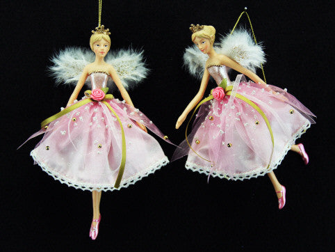 Pink Fairy Princess Christmas Tree Decoration - Large