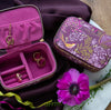 Sara Miller Plum Songbird Jewellery Case