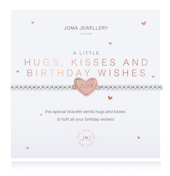 Joma Jewellery A Little Hugs Kisses And Birthday Wishes Bracelet