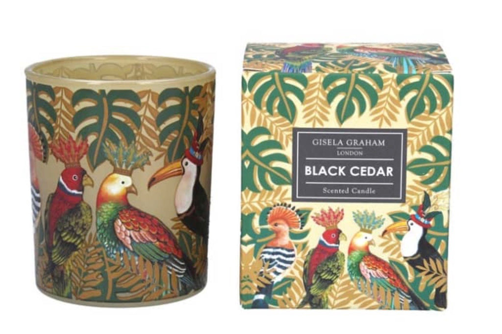 Gisela Graham - Black Cedar Candle