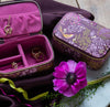 Sara Miller Plum Songbird Jewellery Case