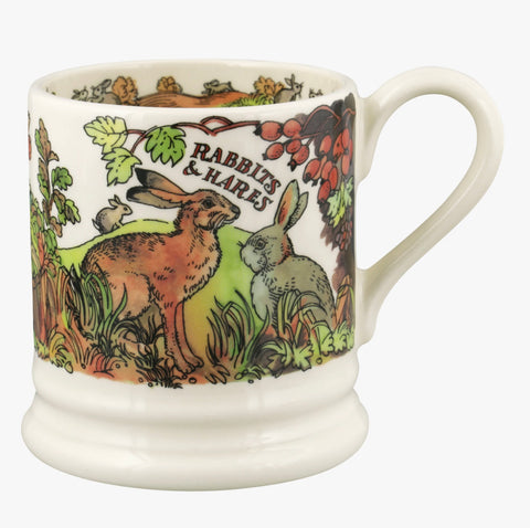 Emma Bridgewater Rabbits & Hares 1/2 Pint Mug