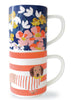 Joules Stackable Mugs - Set Of Two