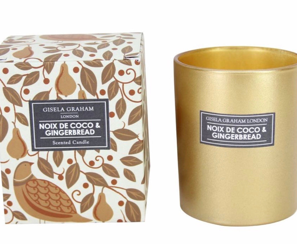 Gisela Graham Noix De Coco & Gingerbread  Scented Candle