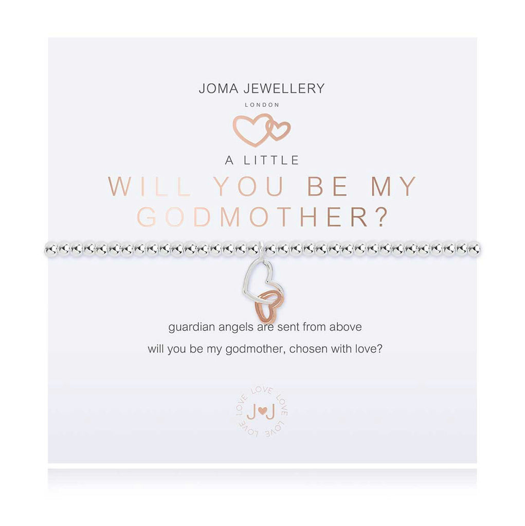 Joma Jewellery A Little Will You Be My Godmother Bracelet