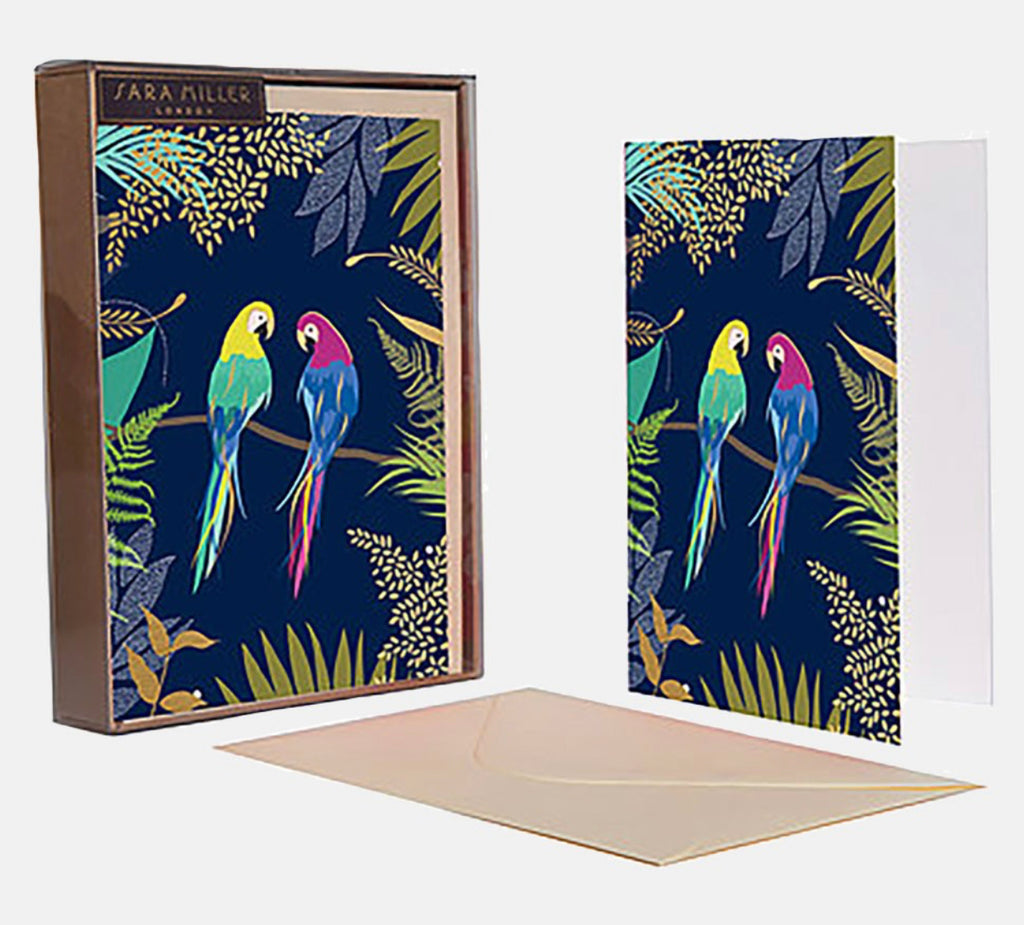 Sara Miller Parrot Notecard Set