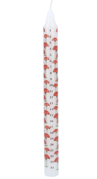 Gisela Graham Toadstool Advent Candle