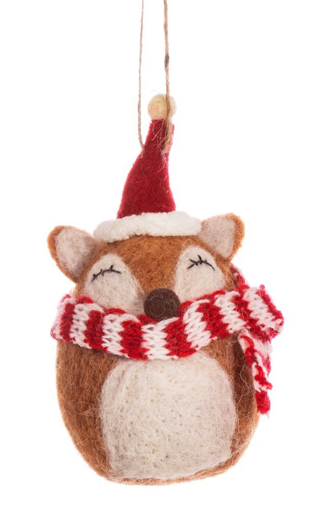 Sass & Belle Fox Felt Decoration