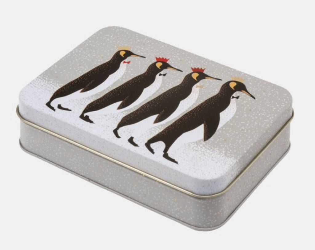 Sara Miller Penguin Small Rectangular Tin