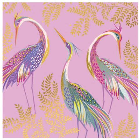 Sara Miller Three Cranes Card