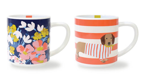 Joules Stackable Mugs - Set Of Two