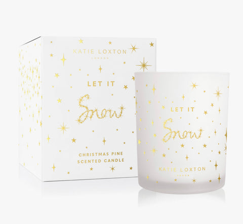 Katie Loxton Festive Candle - Let It Snow