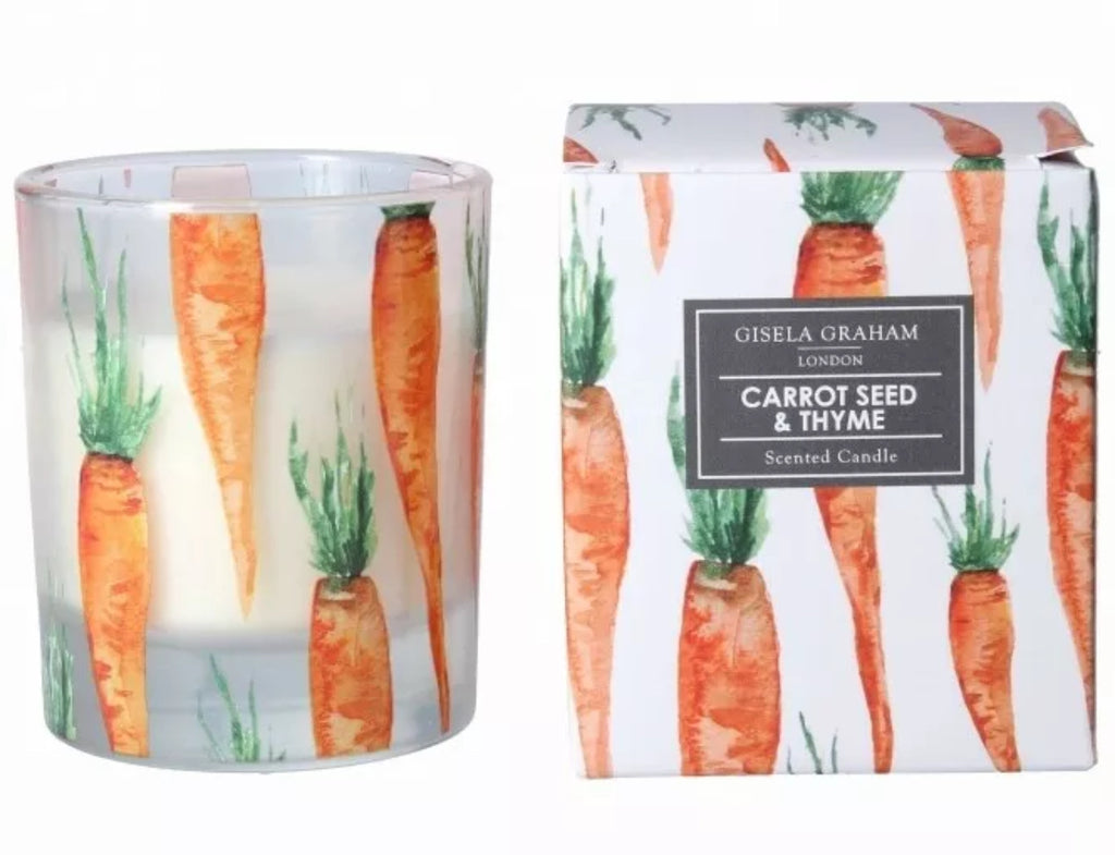 Gisela Graham Carrot Seed & Thyme Scented Candle