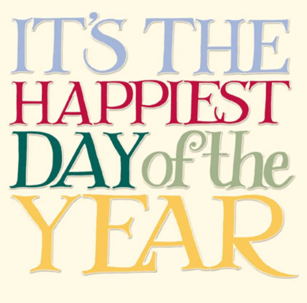 Emma Bridgewater It’s The Happiest Day Card