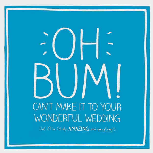 Happy Jackson Oh Bum Wedding Card